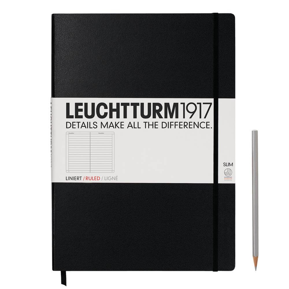 Leuchtturm A4+ Master Slim 121 Lined Pages
